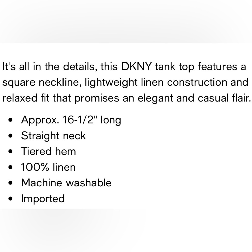 DKNY tiered tank (M) - Picture 15 of 15